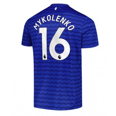 Camiseta Everton Vitaliy Mykolenko #16 Primera Equipación Replica 2025-26 mangas cortas Camiseta Everton Vitaliy Mykolenko #16 Primera Equipación Replica 2025-26 mangas cortas